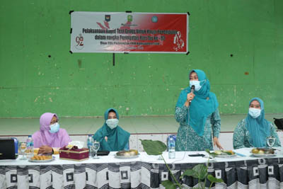 PKK Siak Gelar Rapid Tes Gratis Bagi Kaum Ibu di Tualang